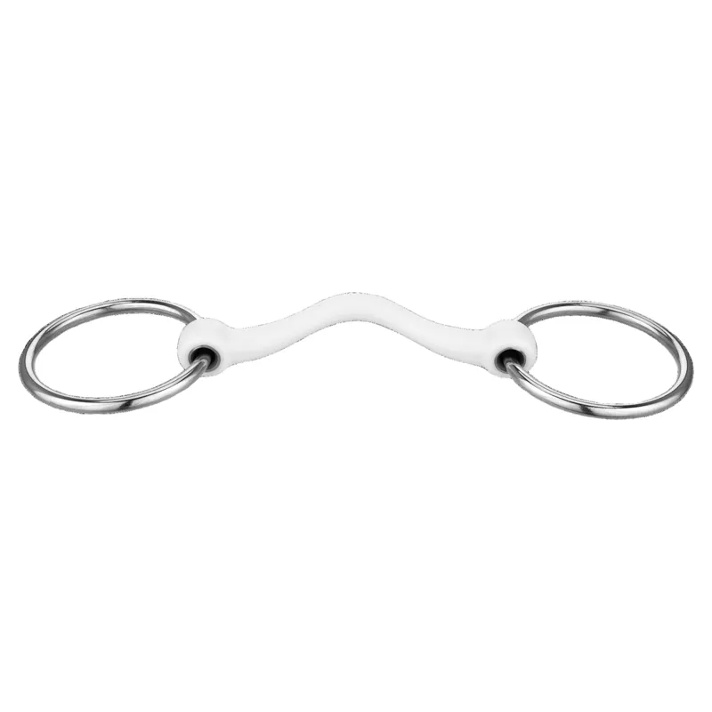 Nathe CM Ported Soft Mullen Mouth Loose Ring Snaffle Bit
