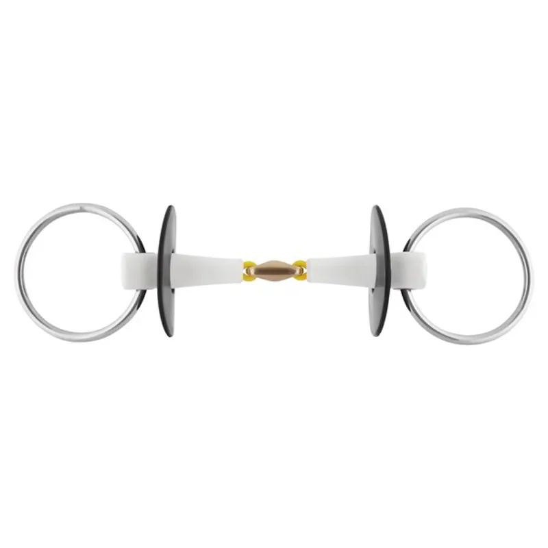 Nathe Sensogan Middle Link Double Jointed Loose Ring Snaffle Bit