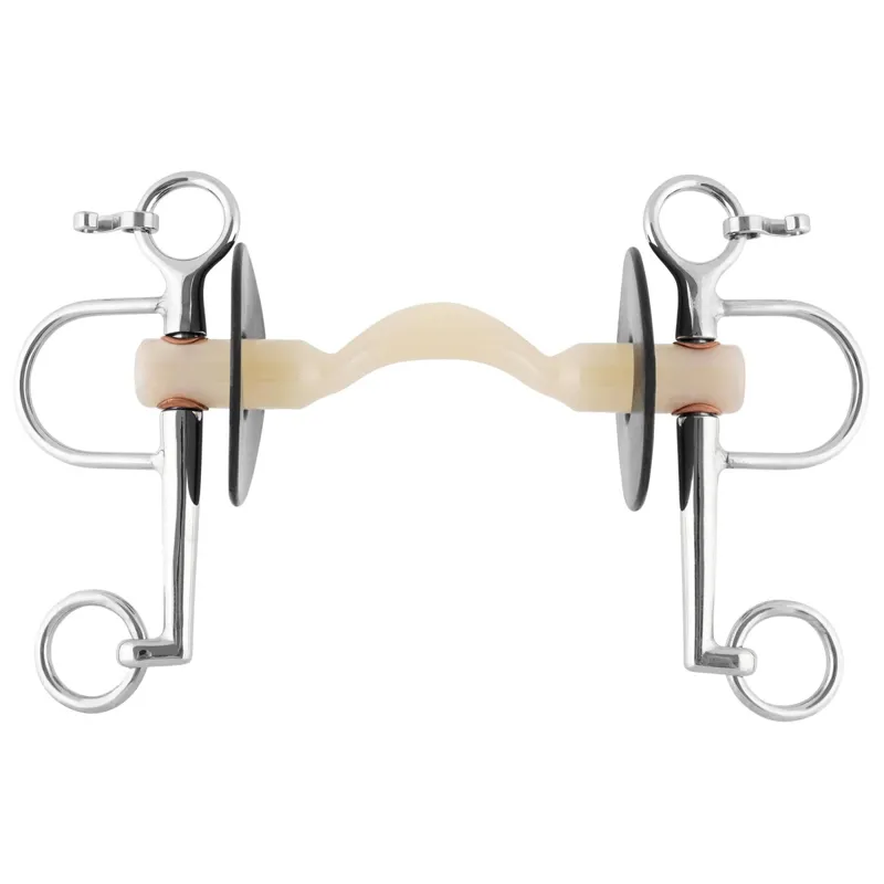 Nathe Soft Ported Mullen Pelham Bit - 7mm Cheeks/20mm Thick