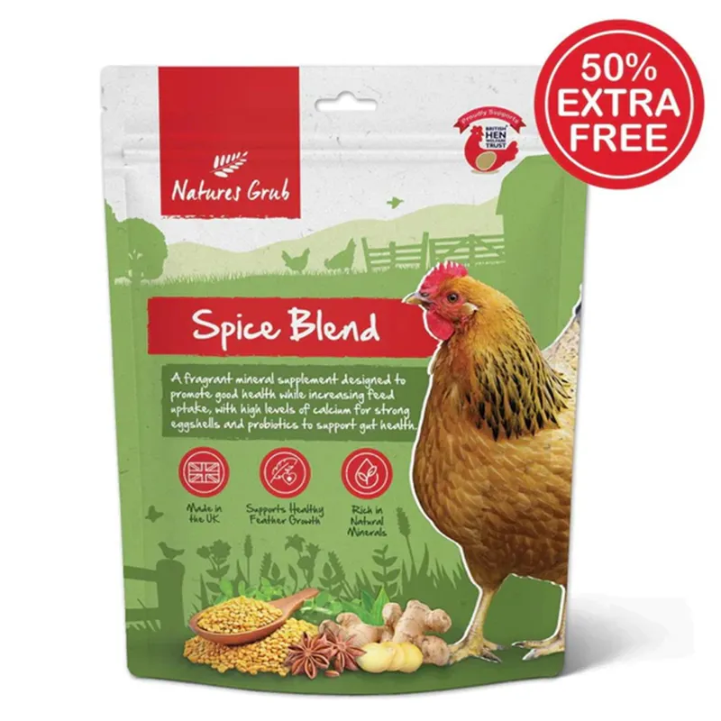 Nature's Grub Poultry Spice Blend with Probiotics
