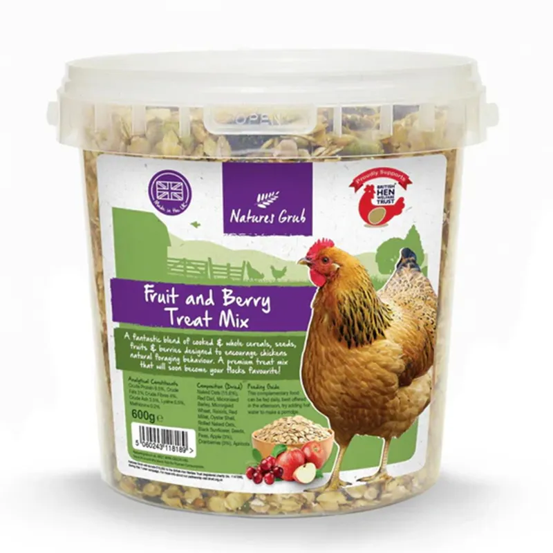 Nature's Grub Poultry Treat Mix - Fruit and Berry