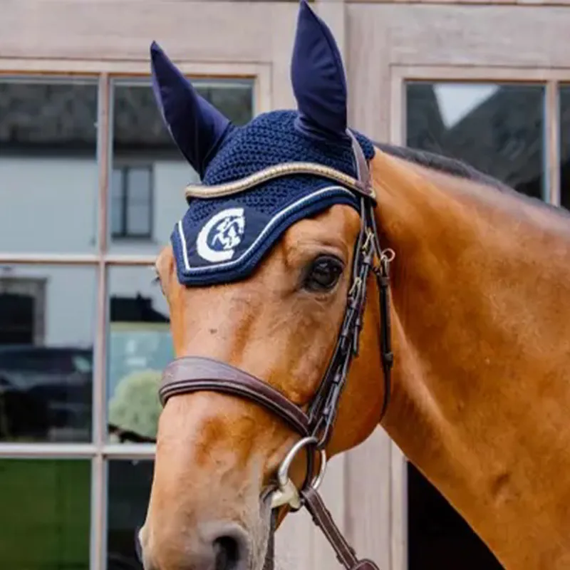Kentucky Wellington 3D Logo Rope Fly Bonnet - Navy-1