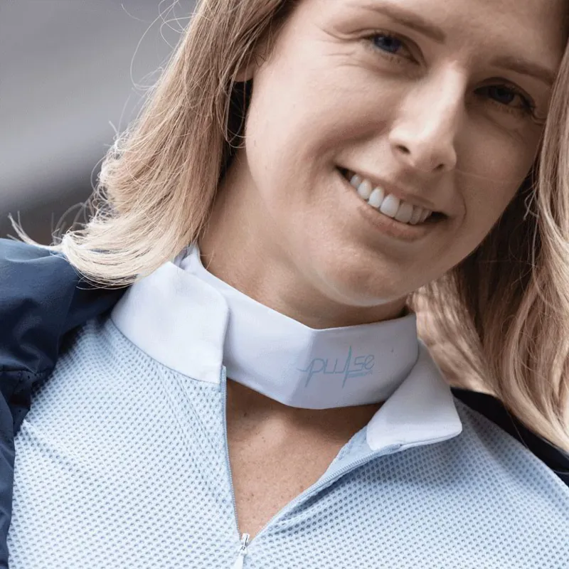 Equetech Pulse Neck Cooling Ice Band - White-2
