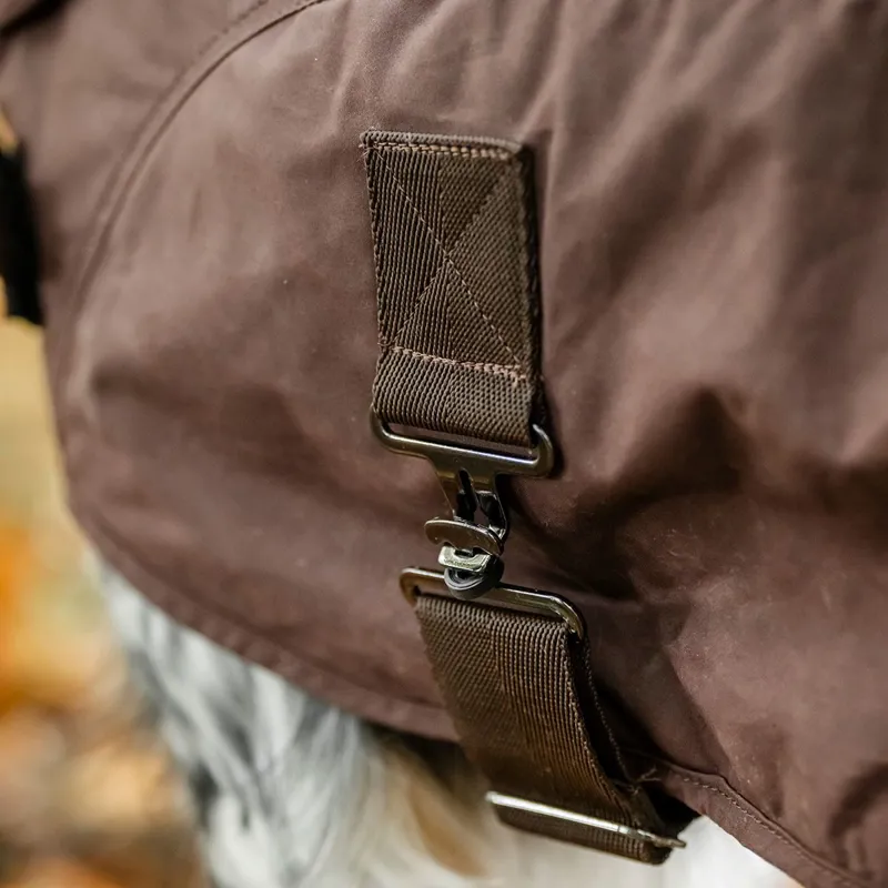 Horseware Newmarket Heritage Dog Coat - Brown/Witney Navy-9