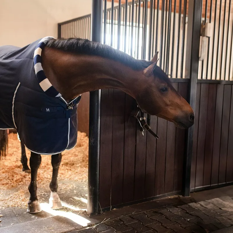 Horseware Newmarket Cosy 100g Stable Blanket - Witney Navy-12