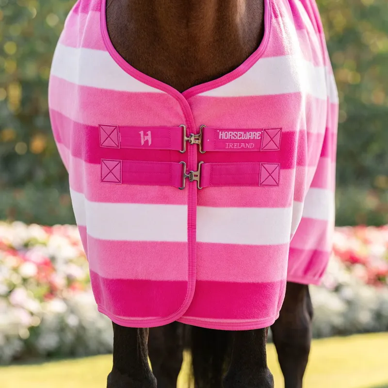 Horseware Newmarket Fleece Cooler - Witney Pink-4