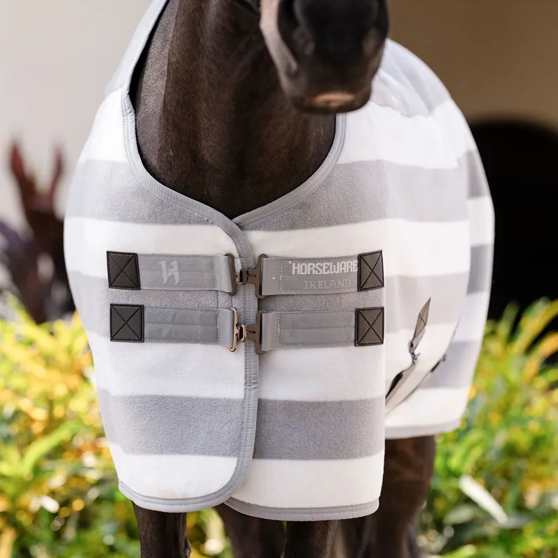 Horseware Newmarket Pony Fleece Cooler - Witney/Charcoal-2