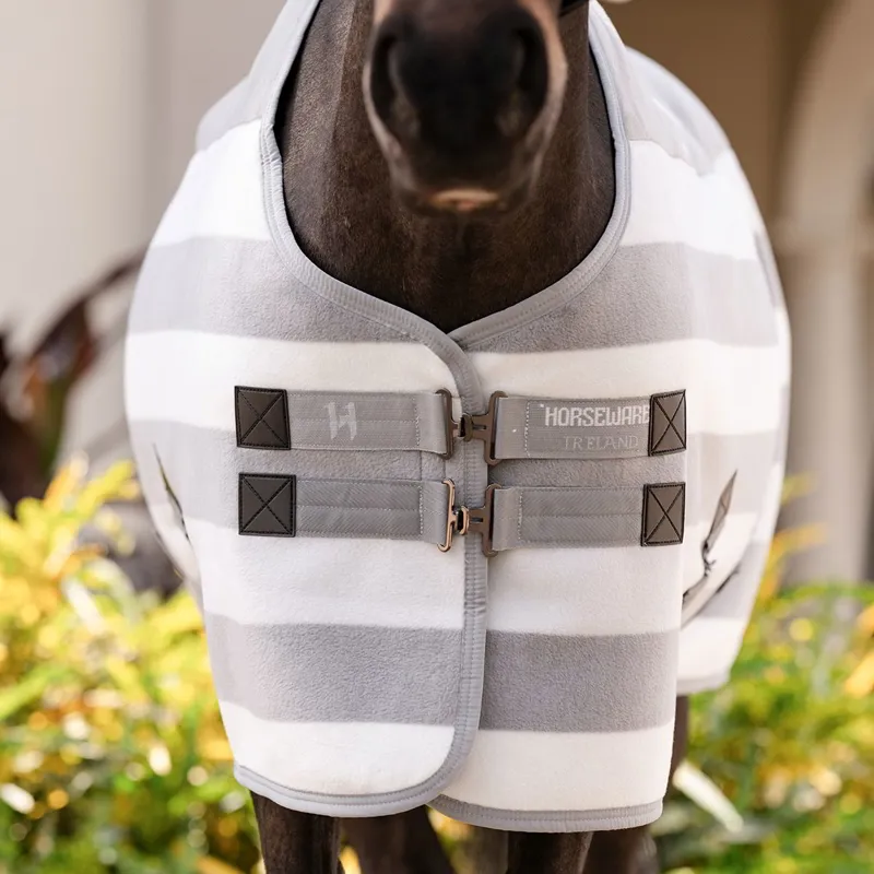 Horseware Newmarket Pony Fleece Cooler - Witney/Charcoal-1