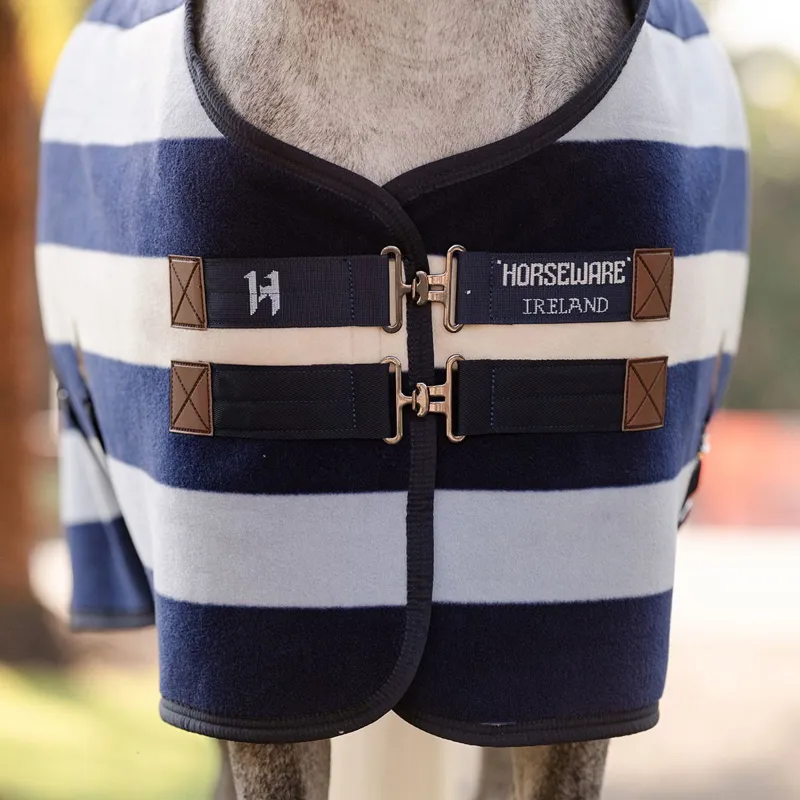 Horseware Newmarket Pony Fleece Cooler - Witney/Navy-4