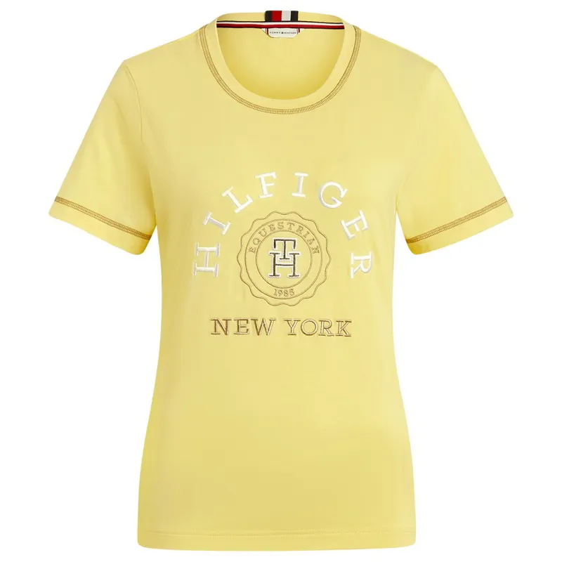 Tommy Hilfiger Newport Graphic Womens T-Shirt - Citronella-3