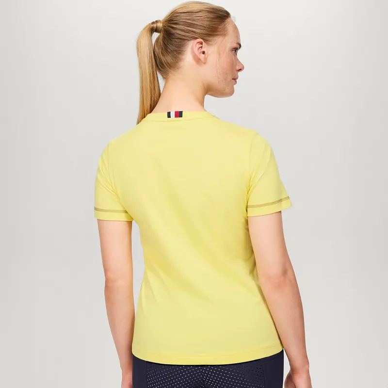 Tommy Hilfiger Newport Graphic Womens T-Shirt - Citronella-1