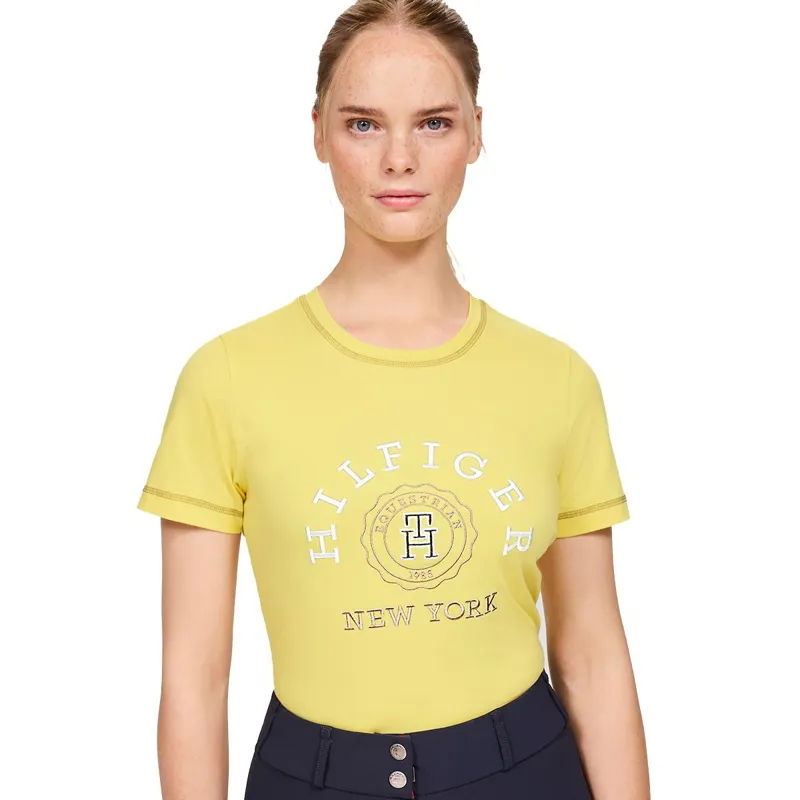 Tommy Hilfiger Newport Graphic Womens T-Shirt - Citronella