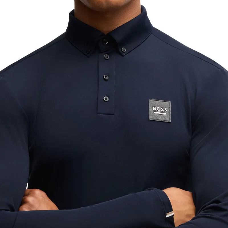 BOSS Equestrian Nolan Men's Peached Training Shirt - Sky Captain-2