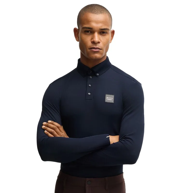 BOSS Equestrian Nolan Men's Peached Training Shirt - Sky Captain