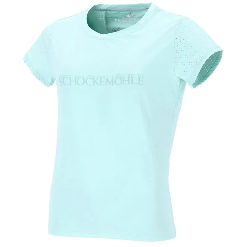 Schockemohle Nina Style Women's T-Shirt - Aqua Sea