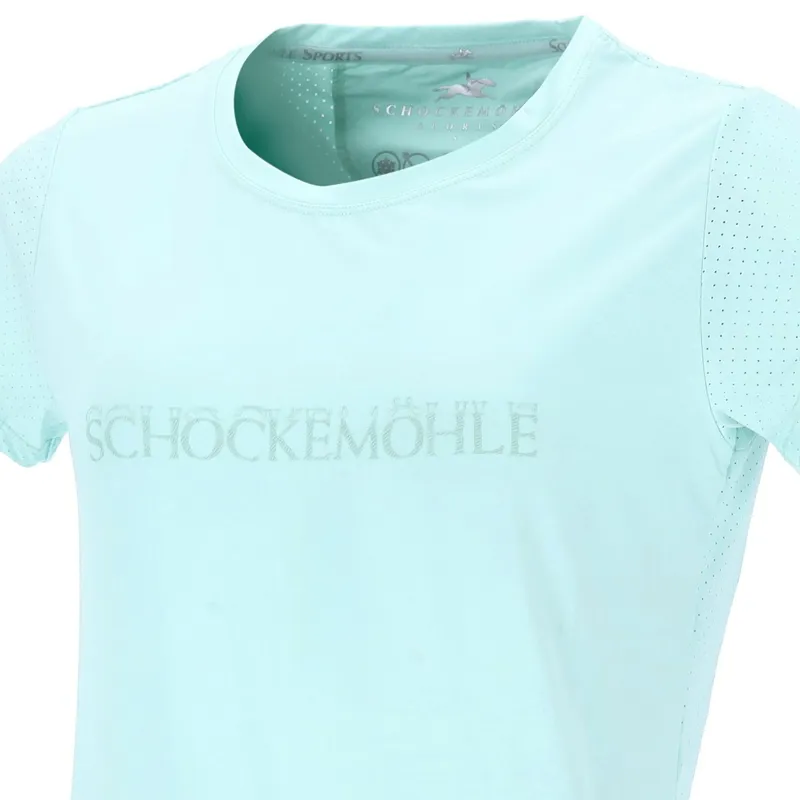 Schockemohle Nina Style Women's T-Shirt - Aqua Sea-1