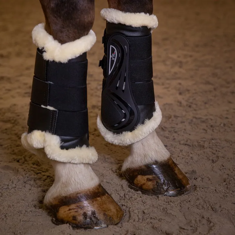 Norton XTR Closed Splint Boots with Synthetic Sheepskin - Black-1