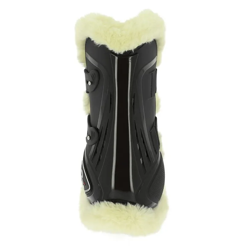Norton XTR Strap Tendon Boots with Synthetic Sheepskin - Black-1