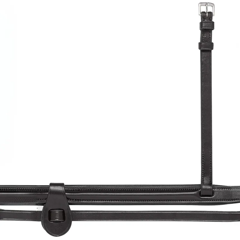 Equiline NB0446 Padded Noseband with Removable Flash - Black-1