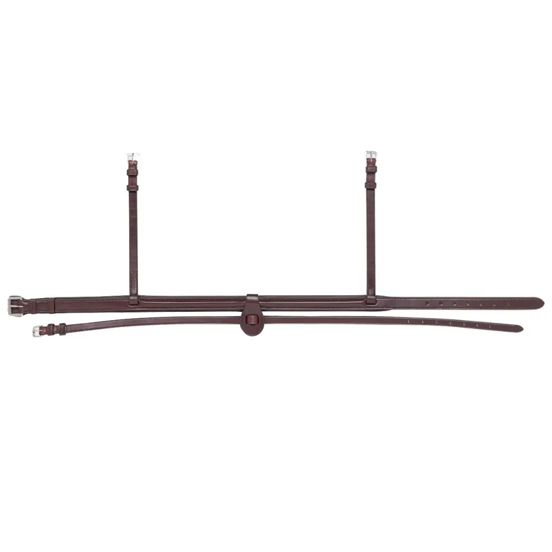 Equiline NB0446 Padded Noseband with Removable Flash - Brown