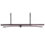 Equiline NB0446 Padded Noseband with Removable Flash - Brown