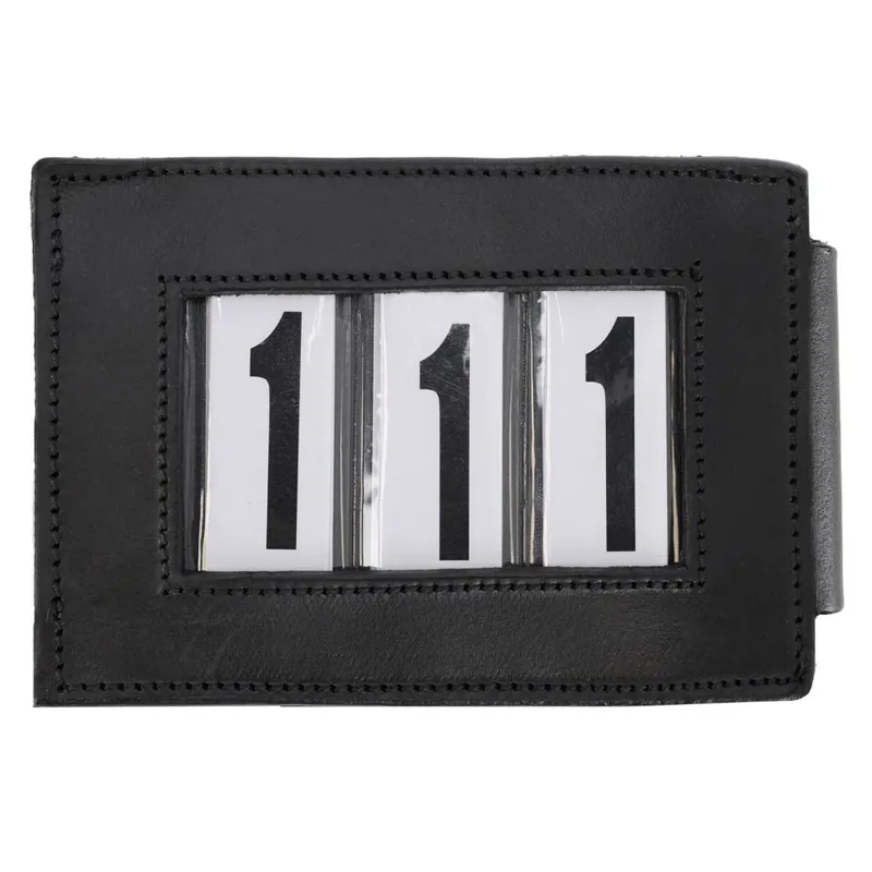 QHP Clip On Number Holder - Black
