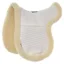 NuuMed Full Wool All Purpose Saddle Pad - White