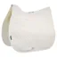 NuuMed Gullet-Free Half Wool Dressage Saddle Pad - White