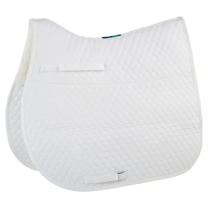 NuuMed Half Wool All Purpose Saddle Pad - White