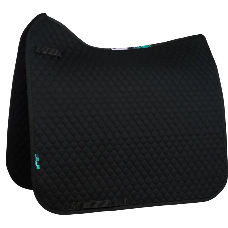 NuuMed Quilt Dressage Saddle Pad - Black