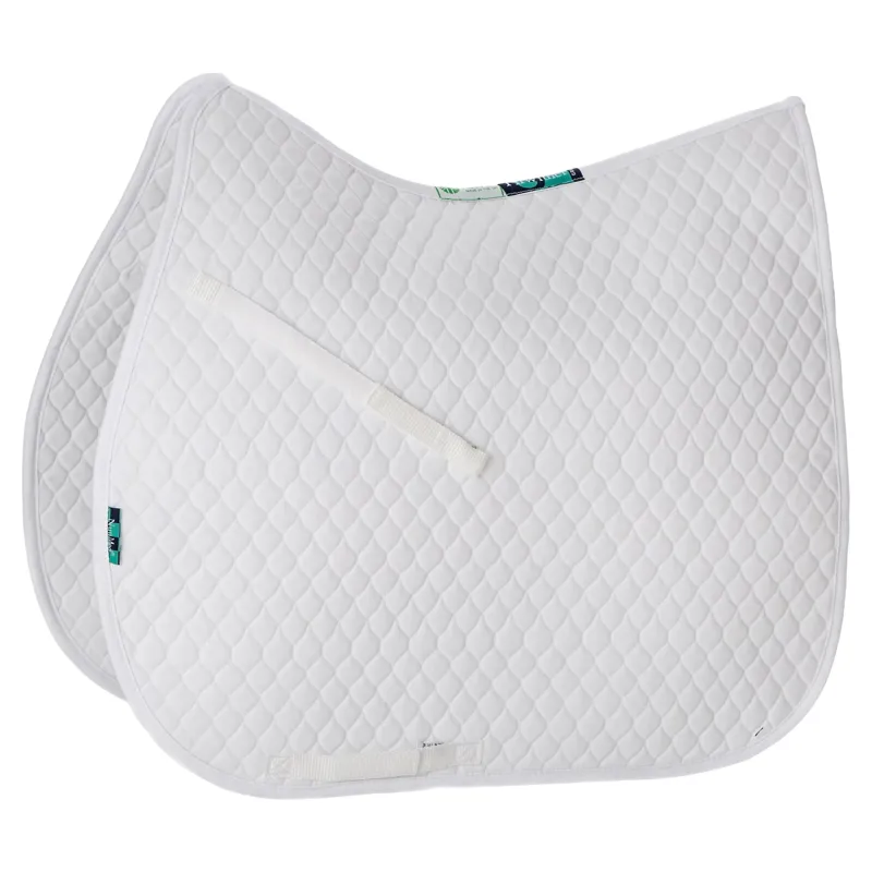 NuuMed Quilt All Purpose Saddle Pad - White