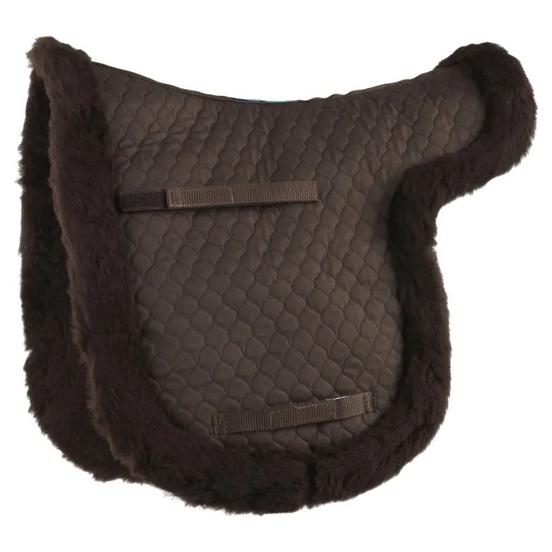 NuuMed Full Wool Working Hunter Saddle Pad - Brown