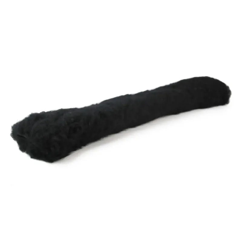 NuuMed Anti-Rub Wool Noseband Cover - Black-1