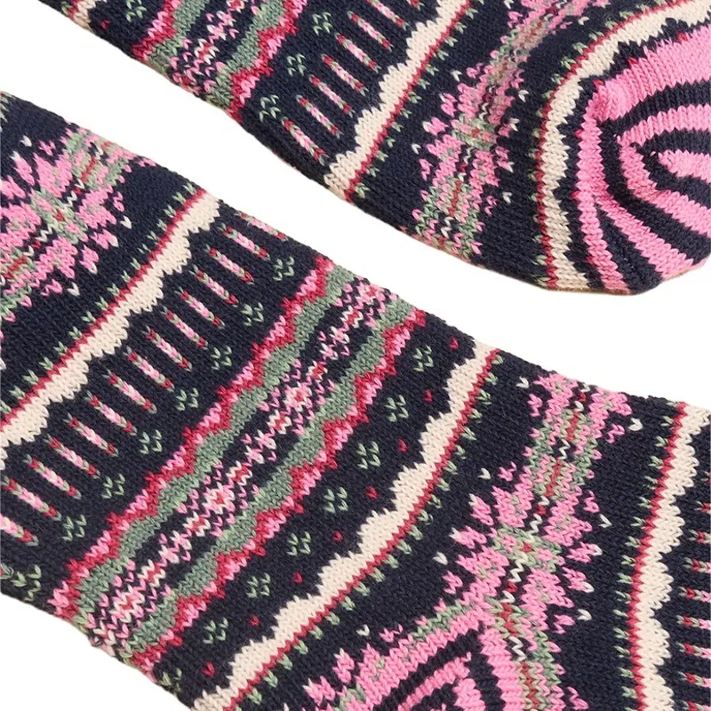 Joules Alby Women's Socks - Navy/Pink-1