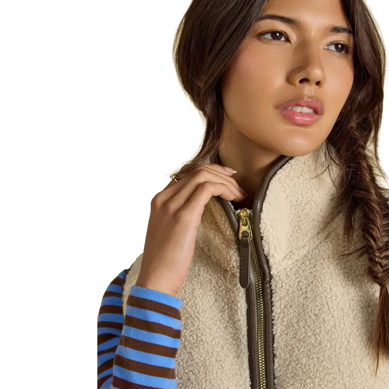 Joules Heritage Women's Borg Fleece Vest - Cream-5