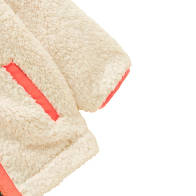 Joules Tilly Girls Full Zip Sherpa Fleece - Cream-3