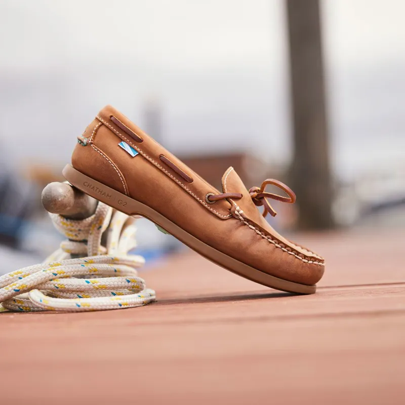 Chatham Olivia G2 Womens Boat Shoes - Walnut-4
