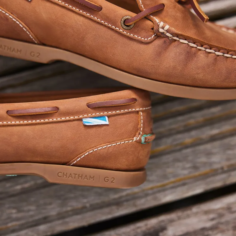 Chatham Olivia G2 Womens Boat Shoes - Walnut-7