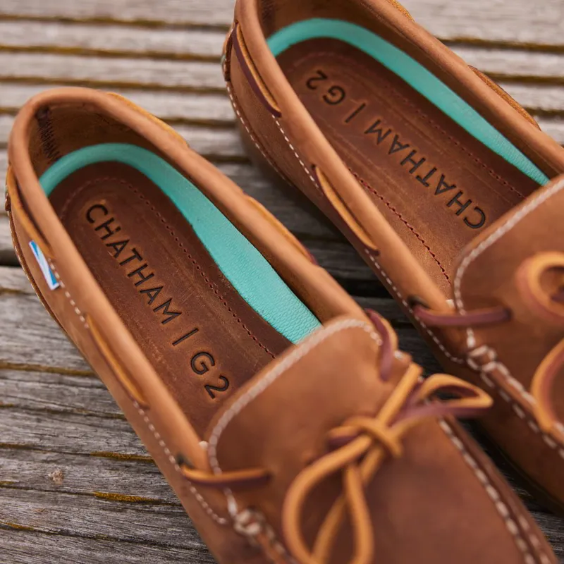 Chatham Olivia G2 Womens Boat Shoes - Walnut-5