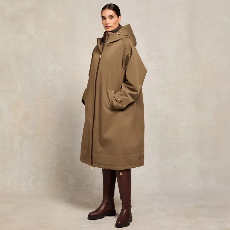 Holland Cooper One Size Lightweight Womens Country Coat - Mink-2