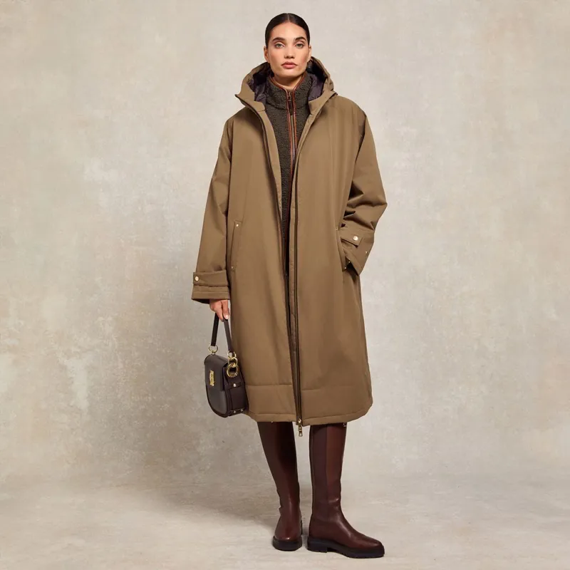 Holland Cooper One Size Lightweight Womens Country Coat - Mink-3