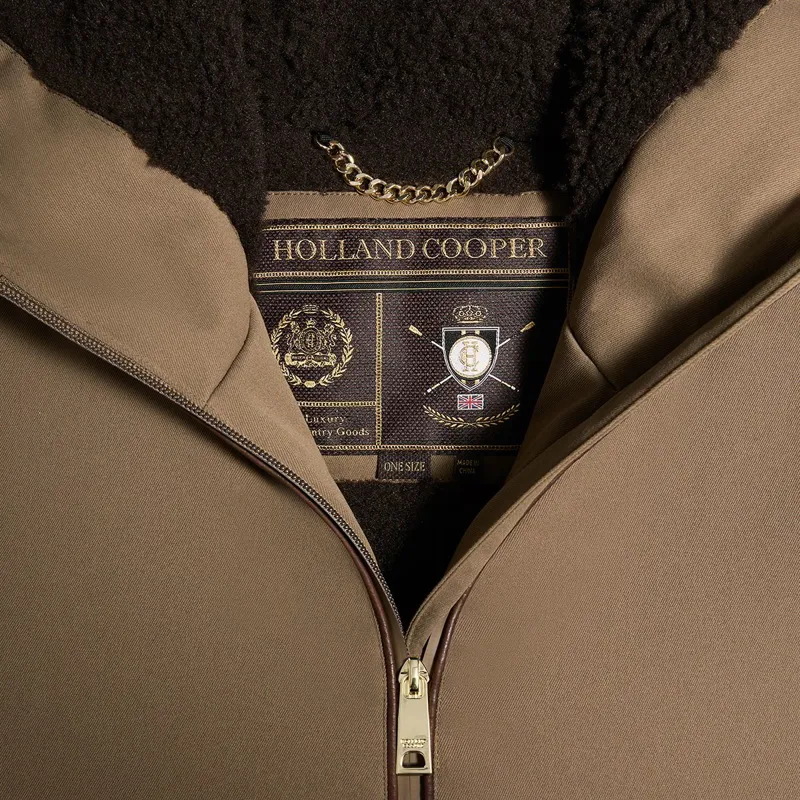 Holland Cooper One Size Waterproof Ladies Country Coat - Mink-8