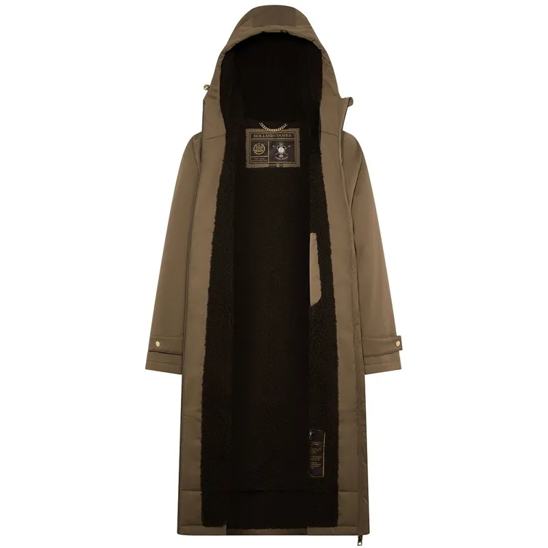 Holland Cooper One Size Waterproof Ladies Country Coat - Mink-7