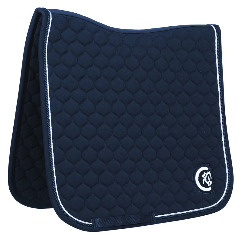 Kentucky 3D Logo Onion Quilt Dressage Saddle Pad - Navy
