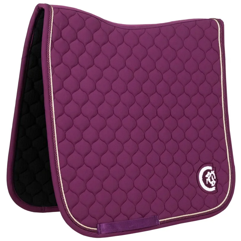 Kentucky 3D Logo Onion Quilt Dressage Saddle Pad - Purple