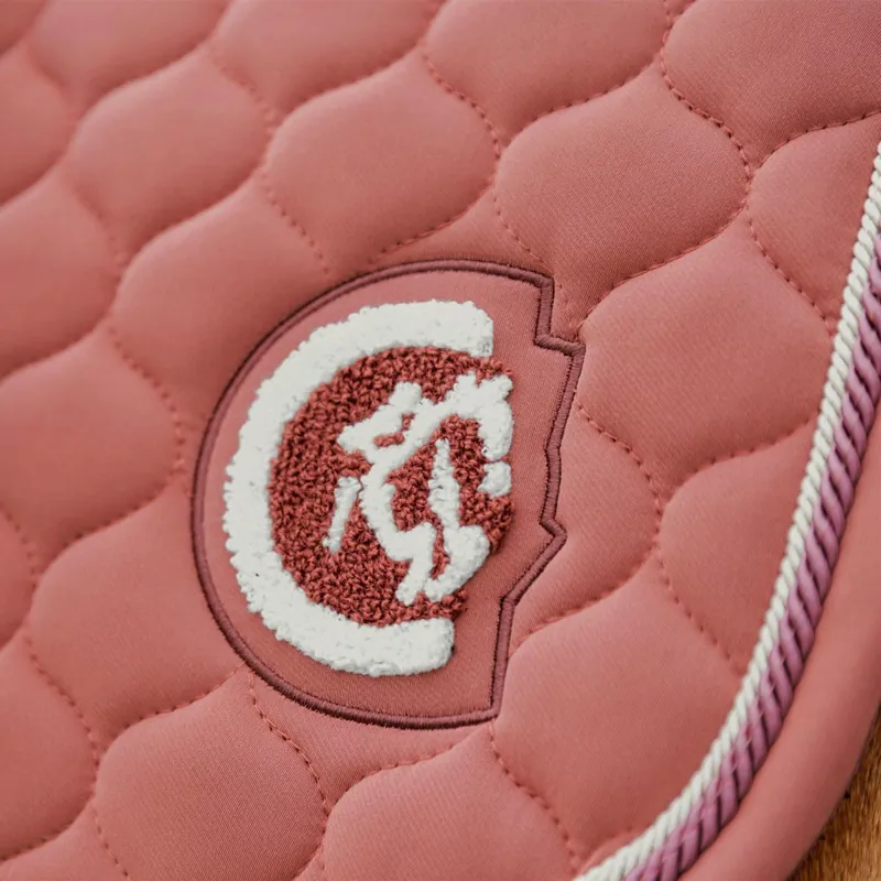Kentucky 3D Logo Onion Quilt Jump Saddle Pad - Fuchsia-3