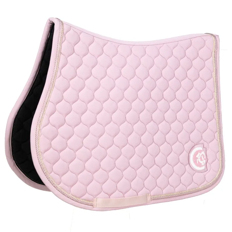 Kentucky 3D Logo Onion Quilt Jump Saddle Pad - Light Rose