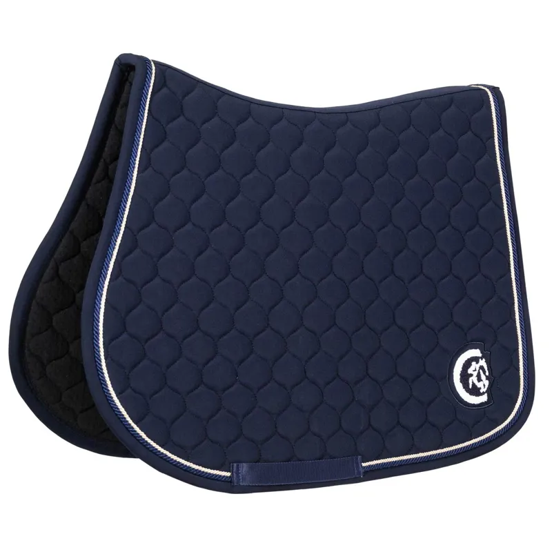 Kentucky 3D Logo Onion Quilt Jump Saddle Pad - Navy
