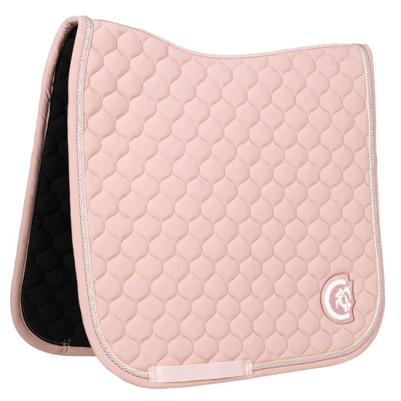 Kentucky 3D Logo Onion Quilt Dressage Saddle Pad - Old Rose