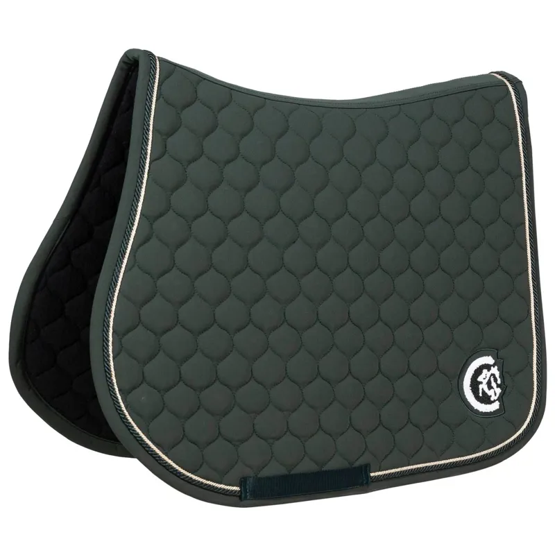 Kentucky 3D Logo Onion Quilt Jump Saddle Pad - Pine Green